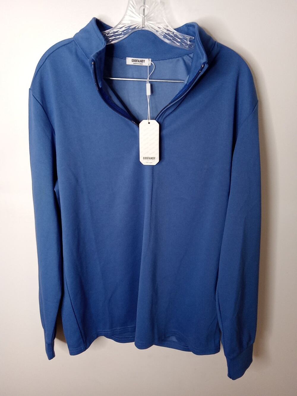 NWT COOFANDY Men's Size Medium Long sleeve top. Athleisure,